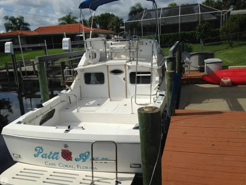 Slide: The Image of Bertram Fly Bridge Cruiser II 1983 - 9