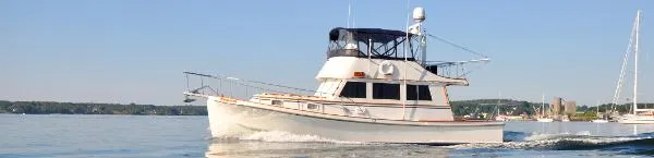Slide: The Image of Jarvis Newman 38 Flybridge Cruiser 1984 - 6