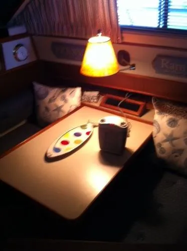 Slide: The Image of Sea Ray 410 Aft Cabin 1986 - 11