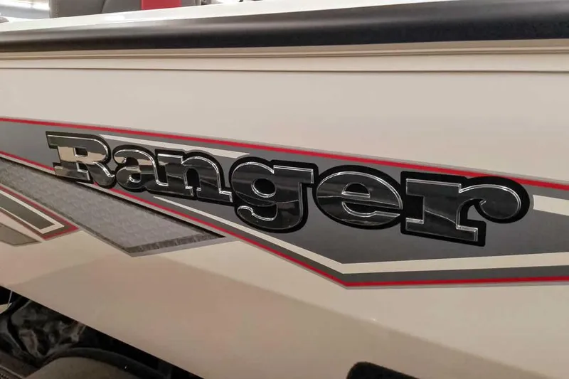 Slide: The Image of 2026 Ranger VS1682SC Angler boat logo with sleek design and bold lettering. - 30