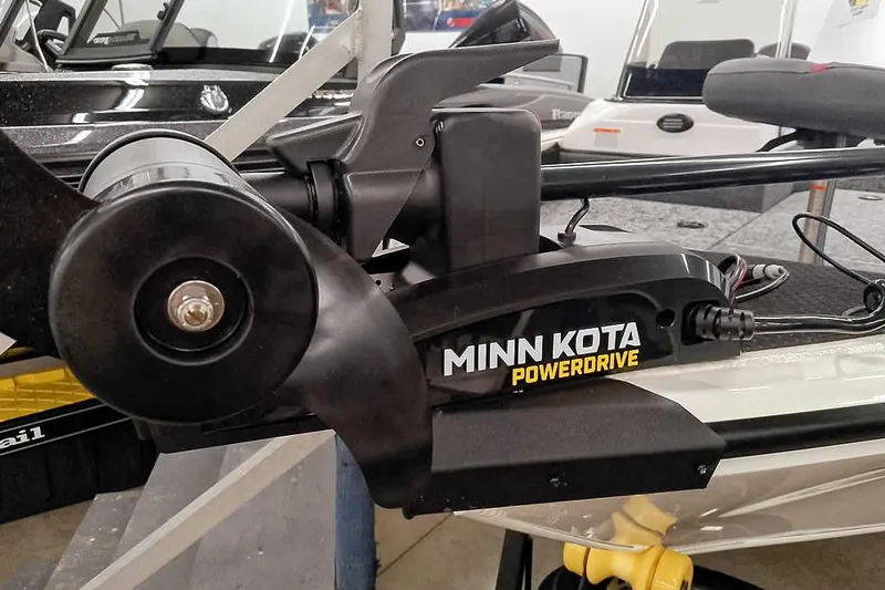 Slide: The Image of Minn Kota PowerDrive motor on 2026 Ranger VS1682SC Angler boat. - 4