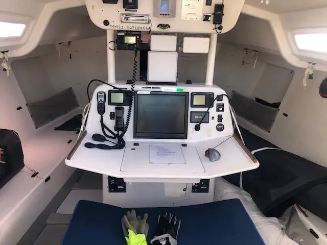 Slide: The Image of Navigation area of Akilaria MK1 Class 40 yacht, 2007 model. - 7