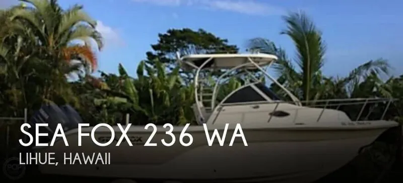 Slide: The Image of Sea Fox 236 WA 2008 - 0