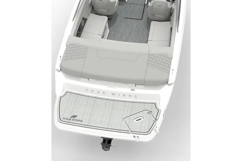 Slide: The Image of 2026 Four Winns H4 Freedom boat interior, featuring spacious seating and modern design. - 3