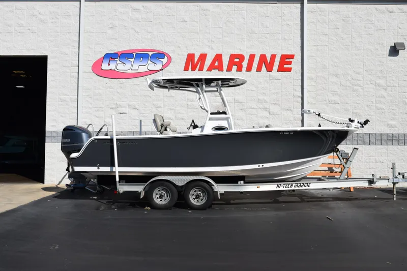 The Image of 2021 Sportsman Heritage 241 Center Console boat on trailer at GSPS Marine. - 1