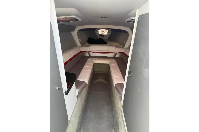 Slide: The Image of 2007 Formula 353 FASTech cabin interior with cushioned seating and modern design. - 19