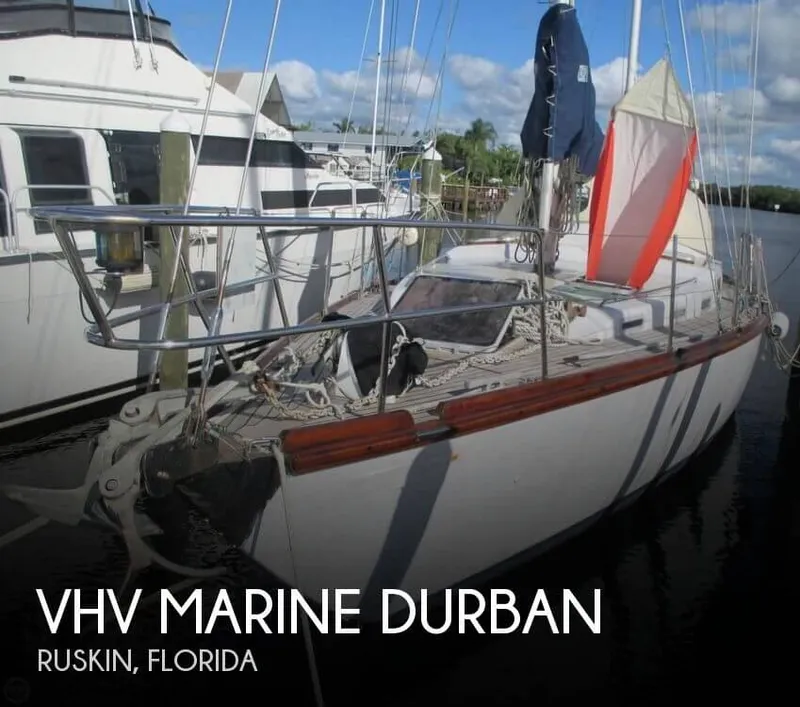 Slide: The Image of VHV Marine Durban 43 Ketch 1983 - 0