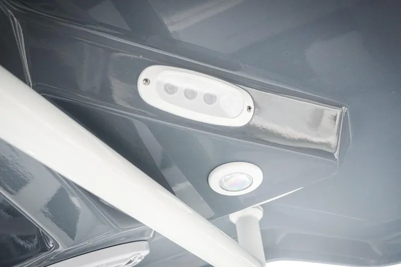 Slide: The Image of 2026 Tidewater 282 CC Adventure boat interior lighting detail. - 57