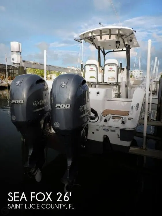 Slide: The Image of Sea Fox 266 Commander Center Console 2016 - 0