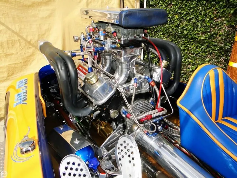 Slide: The Image of Sanger Flat Bottom Ski Racer 1968 - 3