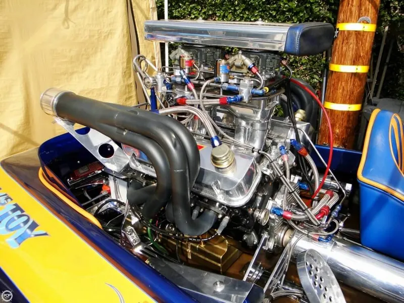 Slide: The Image of Sanger Flat Bottom Ski Racer 1968 - 4