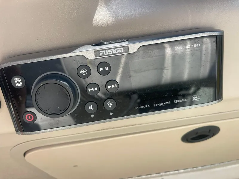 Slide: The Image of UPGRADED FUSION STEREO SYSTEM WITH UPGRADED SPEAKERS THROUGHOUT THE BOAT!! - 39