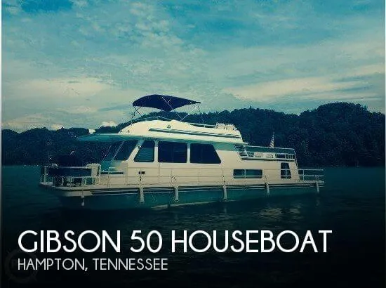 Slide: The Image of Gibson 50 Houseboat 1996 - 0