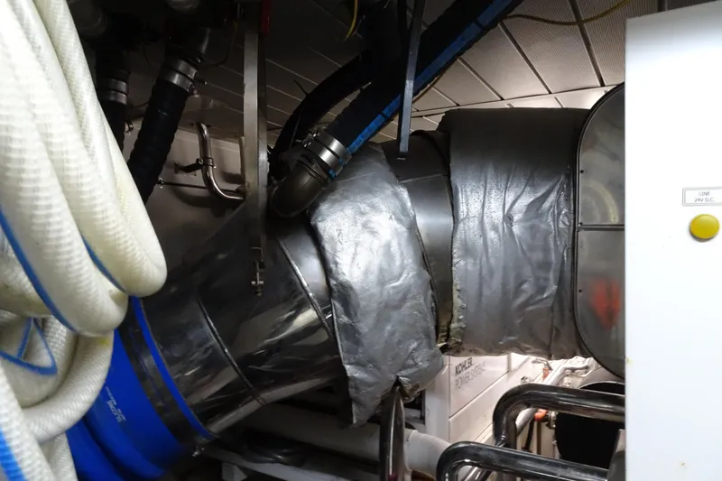 Slide: The Image of Luxurious kitchen interior of 2010 Azimut 100 Leonardo yacht with modern appliances. - 54