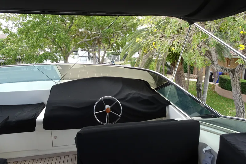 Slide: The Image of Engine room of 2010 Azimut 100 Leonardo yacht, showcasing complex machinery and control systems. - 77