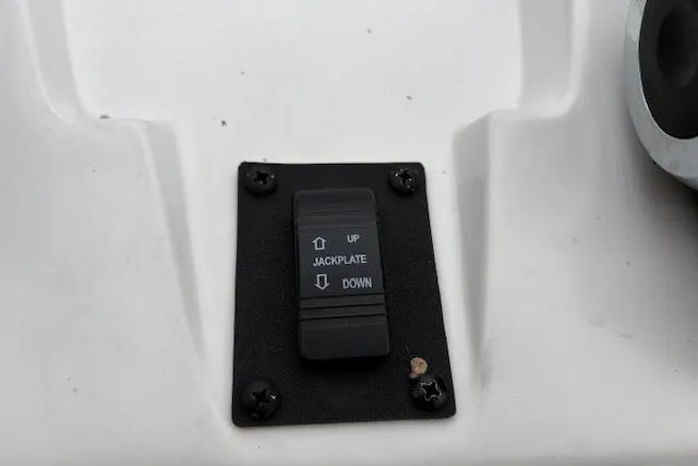 Slide: The Image of 2024 Express H22B jackplate control switch on a white surface. - 38