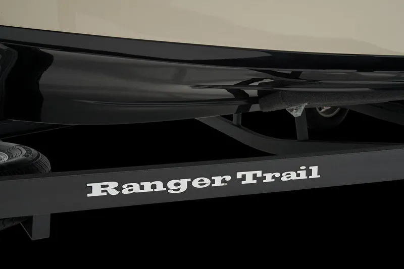 Slide: The Image of Manufacturer Provided Image: Ranger Z185 2026 boat trailer with "Ranger Trail" branding, black and beige design. - 16