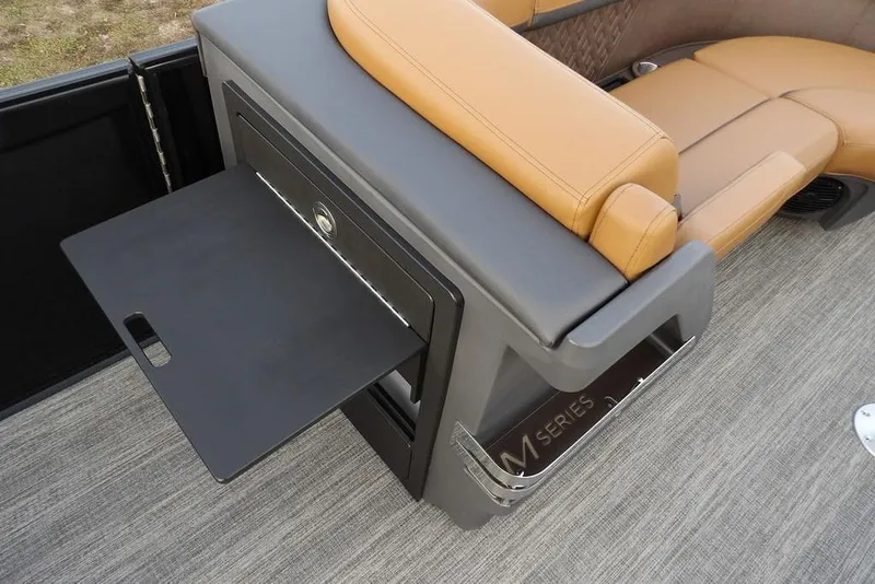 Slide: The Image of Luxurious seating and storage on 2026 Bennington 22 MFB pontoon boat. - 20