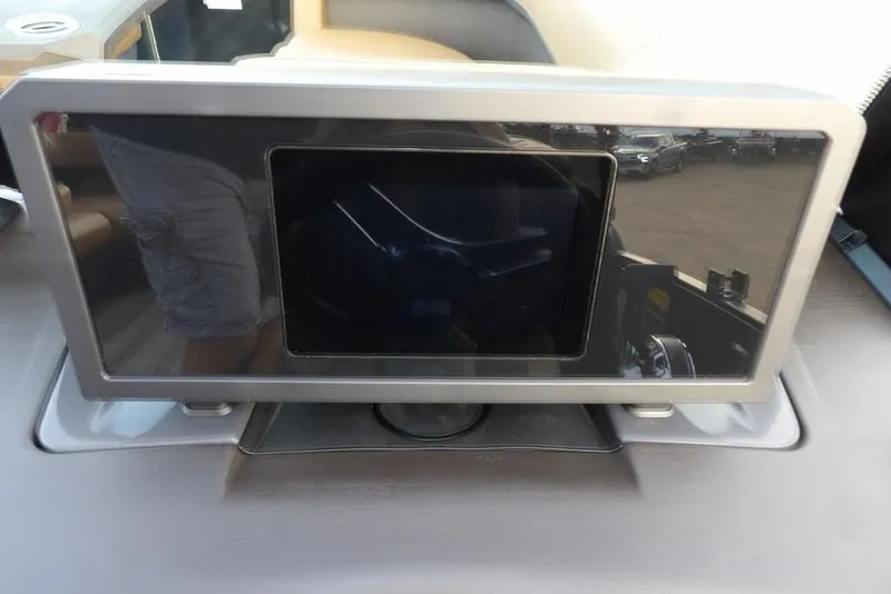 Slide: The Image of Dashboard of 2026 Bennington 22 MFB boat with modern display screen. - 23