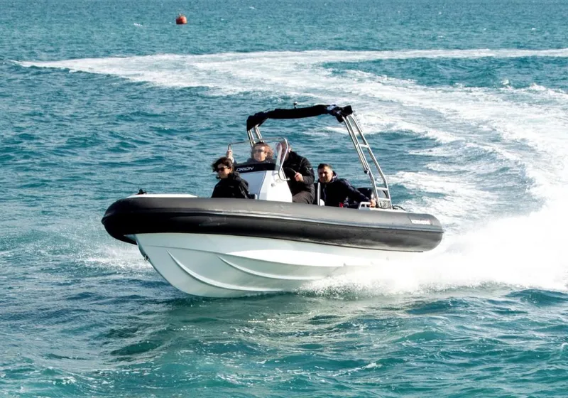 The Image of 2024 Northstar Orion 6 boat cruising on open water. - 0