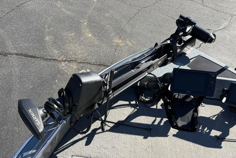 Slide: The Image of 2019 Nitro ZV19 boat with Garmin equipment on deck. - 12