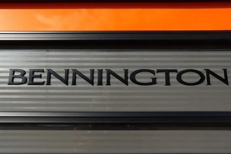 Slide: The Image of Bennington 22 SSR 2026 logo on sleek metallic surface. - 42