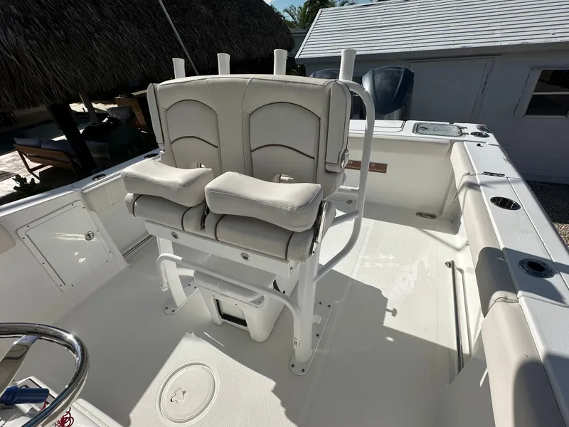 Slide: The Image of Interior of a 2021 Sea Hunt Gamefish 27 boat. - 11