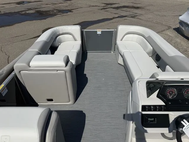 Slide: The Image of Interior view of a 2026 Sweetwater SW2086CPSE pontoon boat. - 8