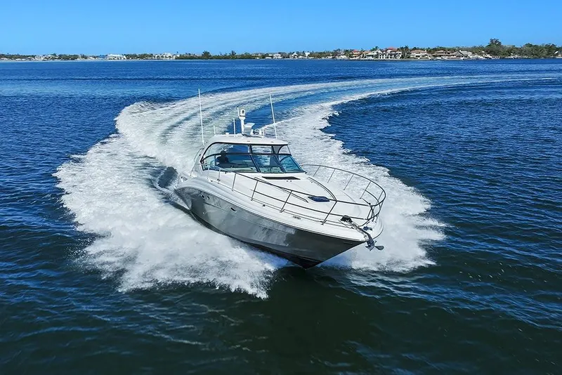 Slide: The Image of 2006 Sea Ray 44 Sundancer underway - 45