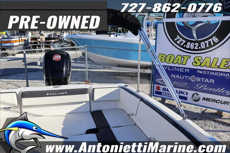 Slide: The Image of Pre-owned 2022 Bayliner VR4 Bowrider OB for sale at Antonietti Marine. - 26
