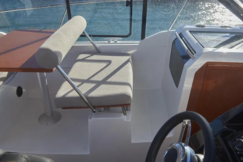 Slide: The Image of 2019 Jeanneau NC 895 boat docked, featuring dual Yamaha 200 engines, Ponte Vedra Beach, FL. - 10