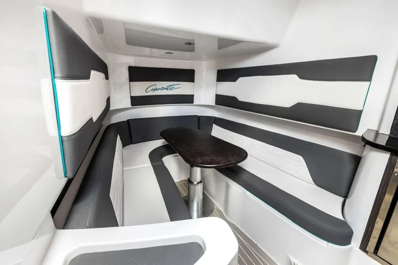 Slide: The Image of 2022 Cigarette 42 Auroris interior with sleek seating and modern design. - 41