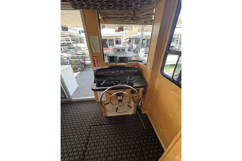 Slide: The Image of Interior view of 2006 American Waterways Desert Rain Trip# 8 boat cockpit. - 13
