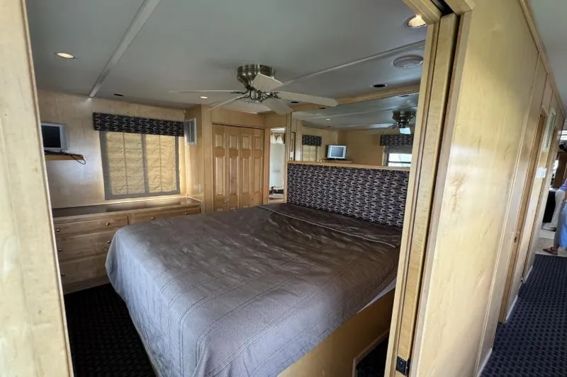 Slide: The Image of Luxurious bedroom interior on American Waterways' Desert Rain Trip, July 2006. - 21