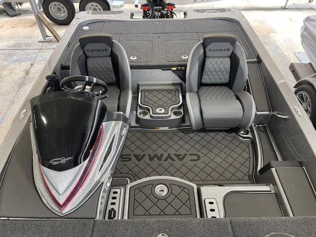 Slide: The Image of Interior of 2024 Caymas CX 20 boat with two seats. - 8
