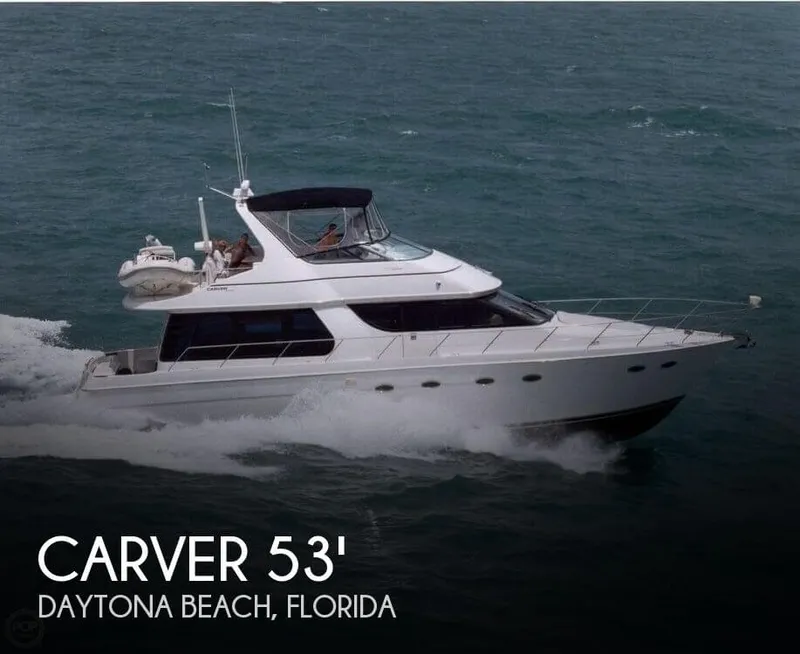 Slide: The Image of Carver Yachts 530 Voyager Pilothouse 1998 - 0