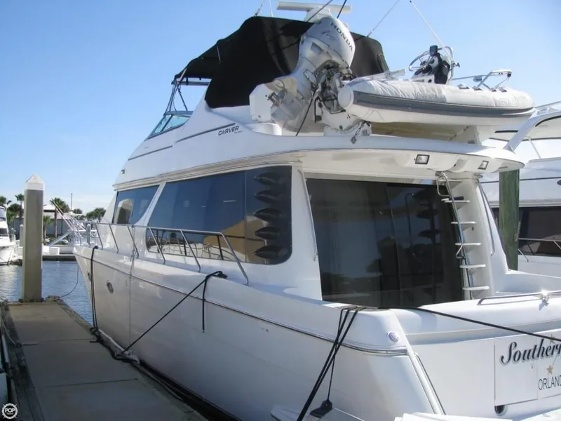 Slide: The Image of Carver Yachts 530 Voyager Pilothouse 1998 - 1