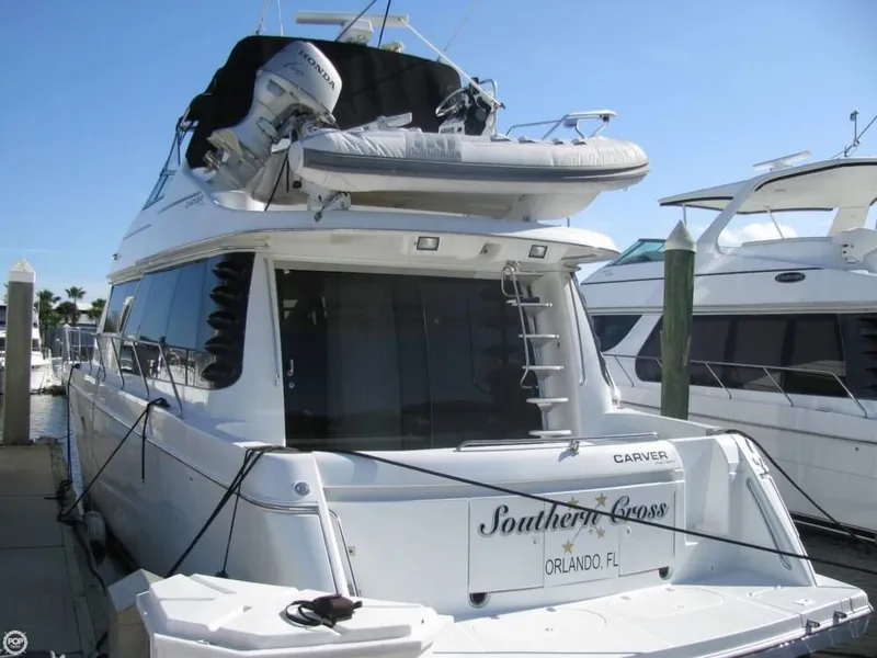 Slide: The Image of Carver Yachts 530 Voyager Pilothouse 1998 - 2