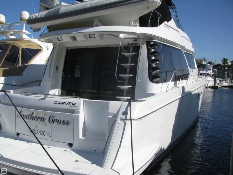 Slide: The Image of Carver Yachts 530 Voyager Pilothouse 1998 - 3