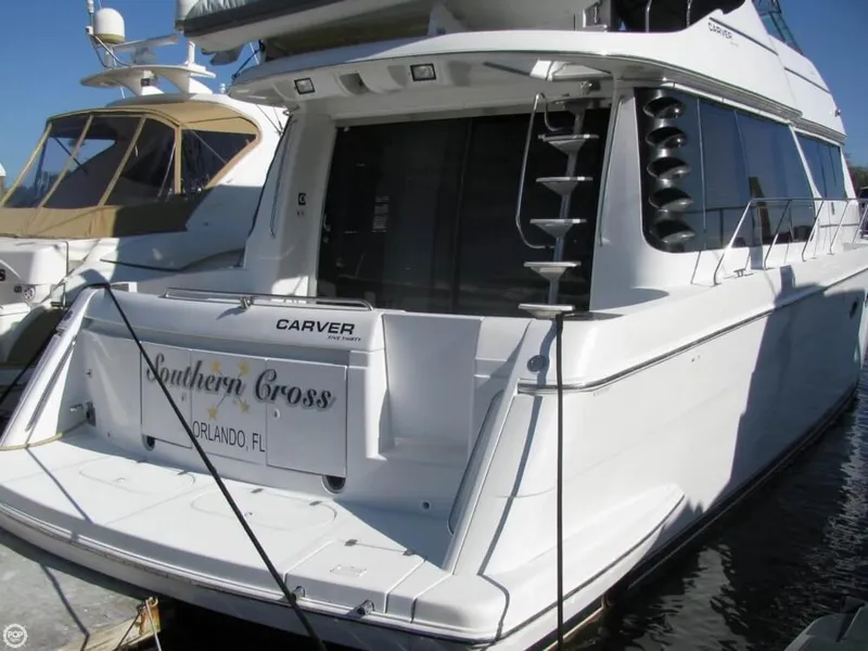 Slide: The Image of Carver Yachts 530 Voyager Pilothouse 1998 - 4