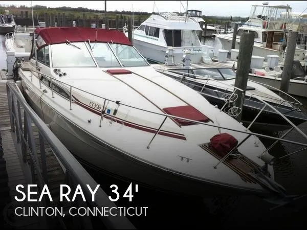 Slide: The Image of Sea Ray 340 Sundancer 1984 - 0
