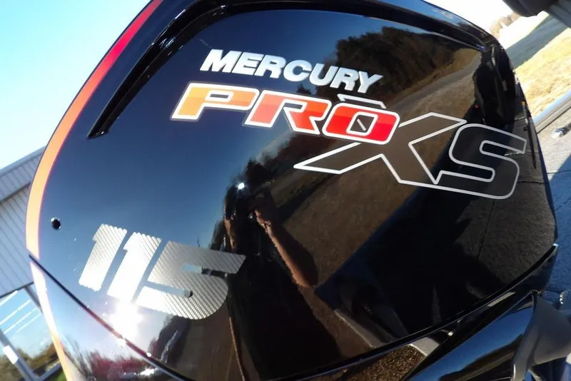 Slide: The Image of 2026 Crestliner XFC 189 boat on trailer, side view. - 32