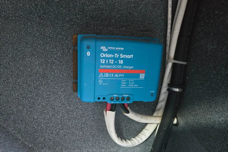 Slide: The Image of Victron Energy Orion-Tr Smart DC/DC charger in 2021 Alumaweld Intruder Outboard 20 boat. - 8