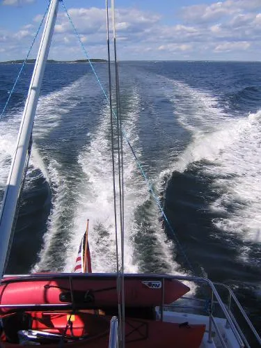 Slide: The Image of Sabre Aft Cabin Flybridge 43 1997 - 3