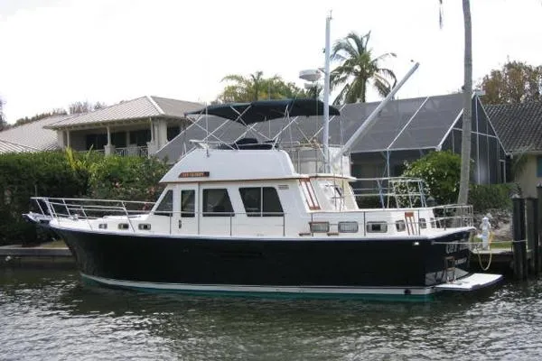 Slide: The Image of Sabre Aft Cabin Flybridge 43 1997 - 9