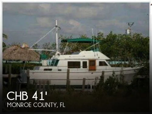 Slide: The Image of CHB 41 Double Cabin Trawler 1982 - 0