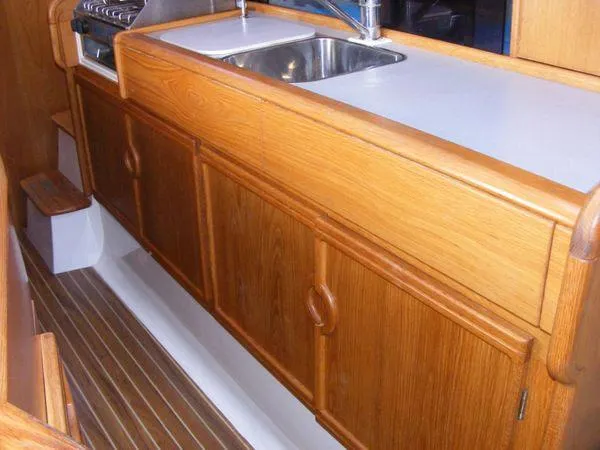 Slide: The Image of Galley area of Seawind 1000 XL yacht, year 2008. - 8