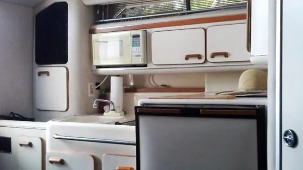 Slide: The Image of Sea Ray 330 Express Cruiser 1992 - 2
