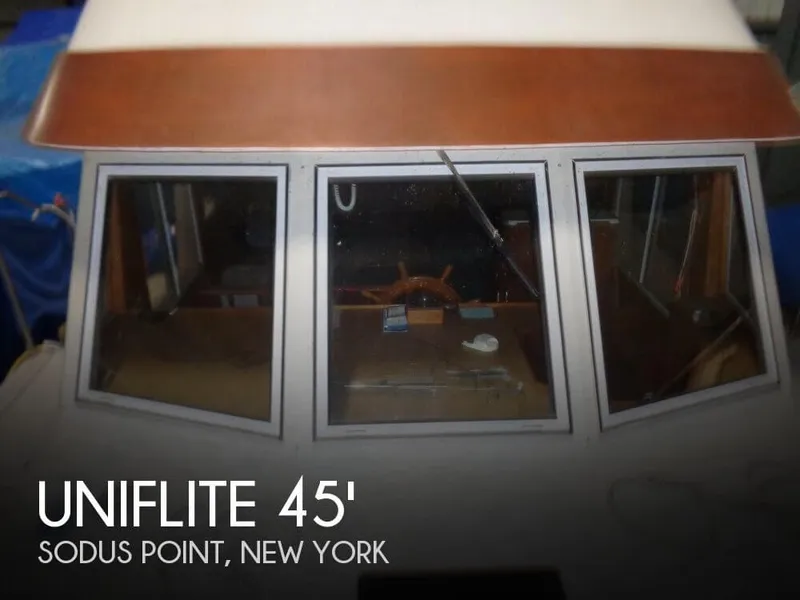 Slide: The Image of Uniflite 45 Yacht Home 1983 - 0