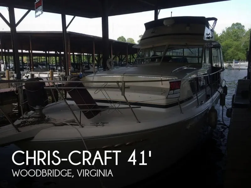 Slide: The Image of Chris-Craft 410 Constellation 1987 - 0